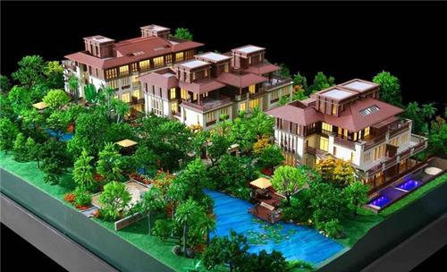 沙盤(pán)模型綠地的制作